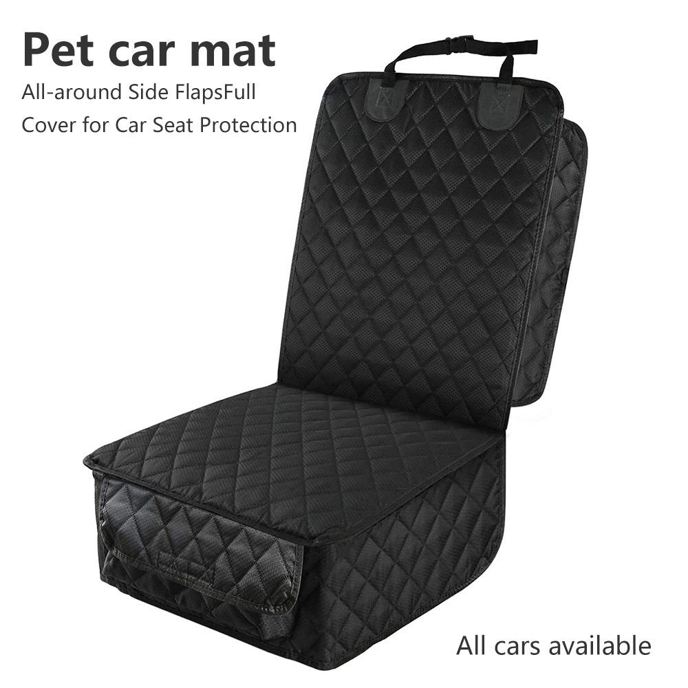 Waterproof Car Front Seat Pet Cover for Cats and Dogs, Breathable, Polyester