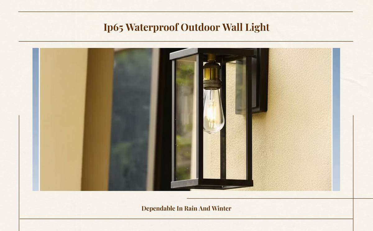 Waterproof LED wall sconce outdoor