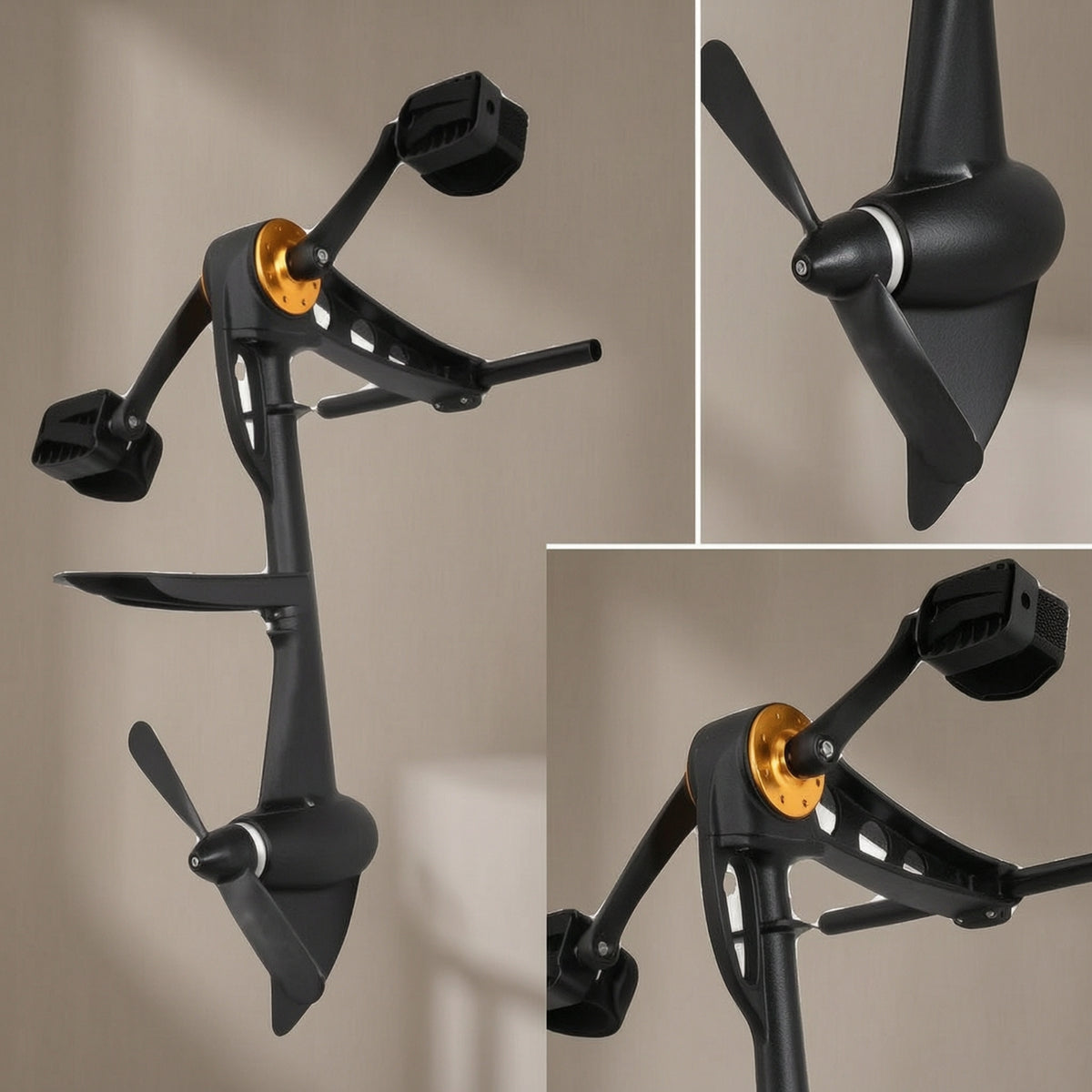 Pedal Drive with Propeller Mechanical Pedal Drive System Rigid Propulsion Unit with Pedals for Anglers, Paddlers, Fishing Boat, Surfing board
