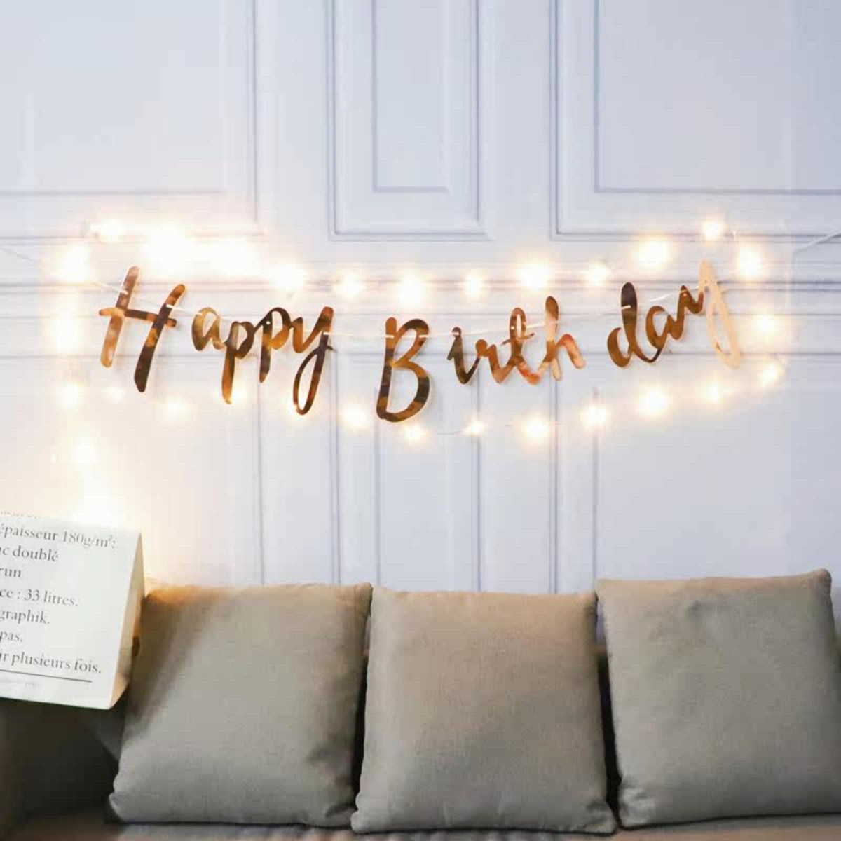 light-emitting diode Lights Illuminated Birthday Banner social-mediamable Backdrop Illuminated Birthday Sign Colorful Letters Party Supplies Hang Anywhere for Teens, Adults, Parents, Home event, event location