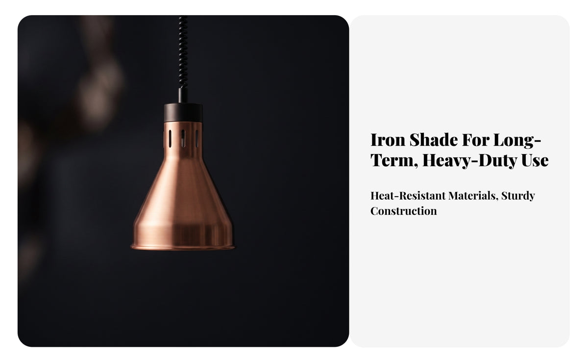 Overhead Retractable Hanging Heat Lamp