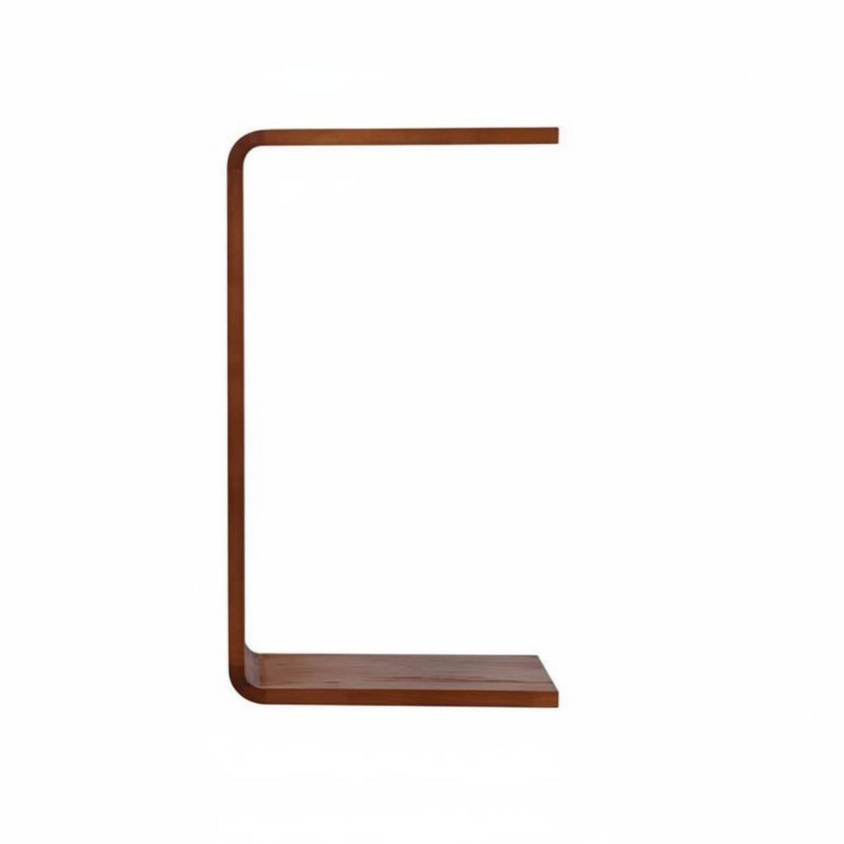 C-Shaped End Table Space-Saving Home Furnishing Multi-Functional for Living Room
