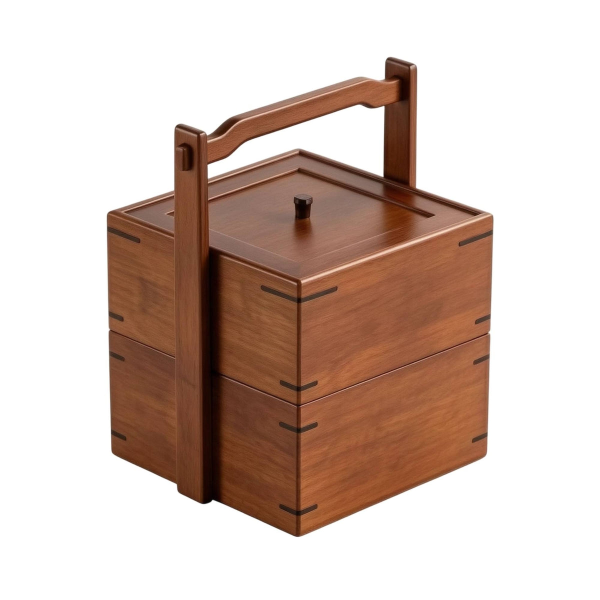 Traditional Double-Layer Carrying Box