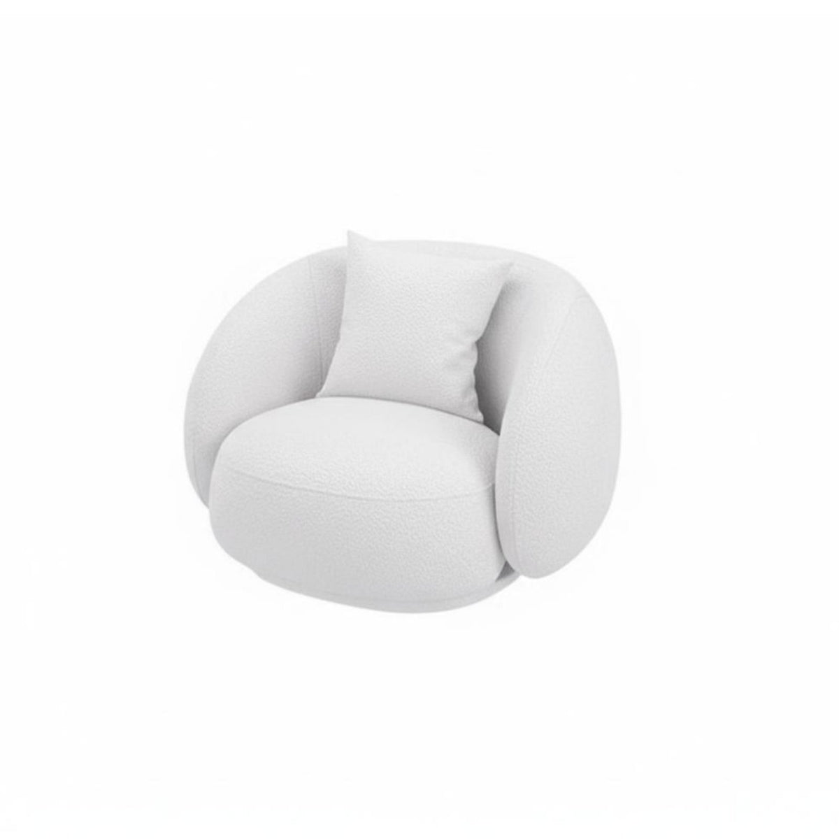 Curved Sectional Sofa Wabi-Sabi Inspired Curved sectional Sofa Creamy cream Deep Seat for Business Owners, spa lounge, Apartment