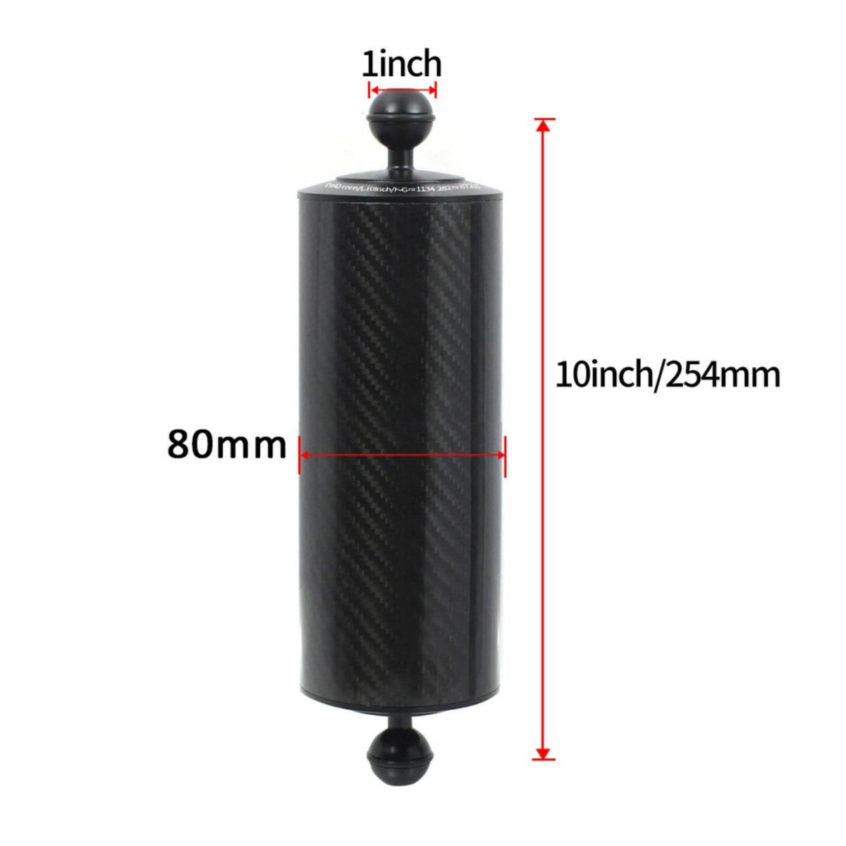 Carbon Fiber Buoyancy Arm High Strength Carbon Fiber Buoyant Arm Deep Sea Ready