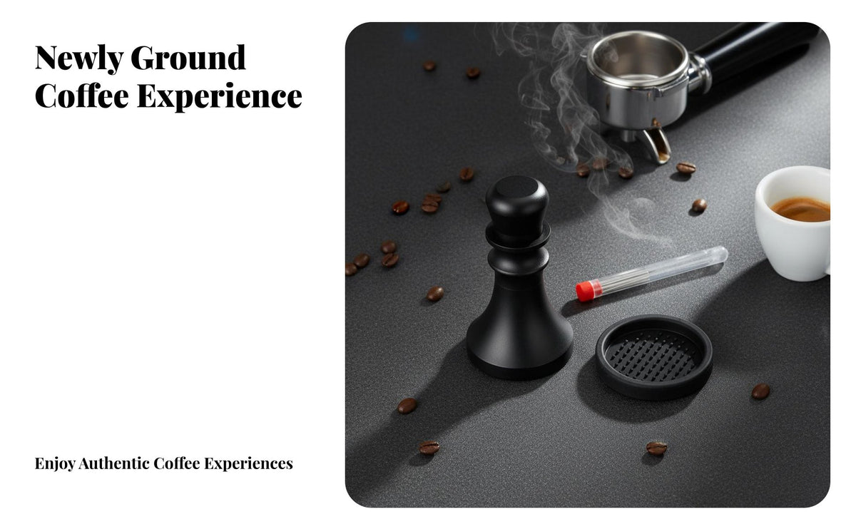 3 Pieces Coffee Pointed Distributor and Tamper Set Long-Lasting Metal Construction Coffee Tamper and Distributor Set Coffee