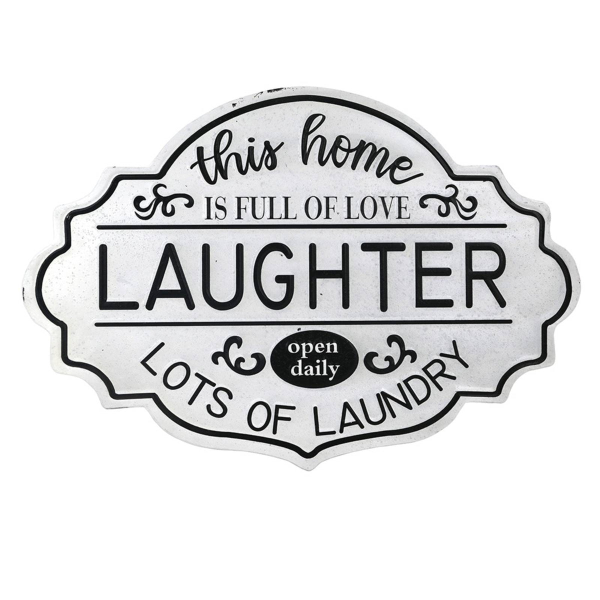 Wall Sign with Words Decorative Hanging Plaque Easy to Hang for Bathroom