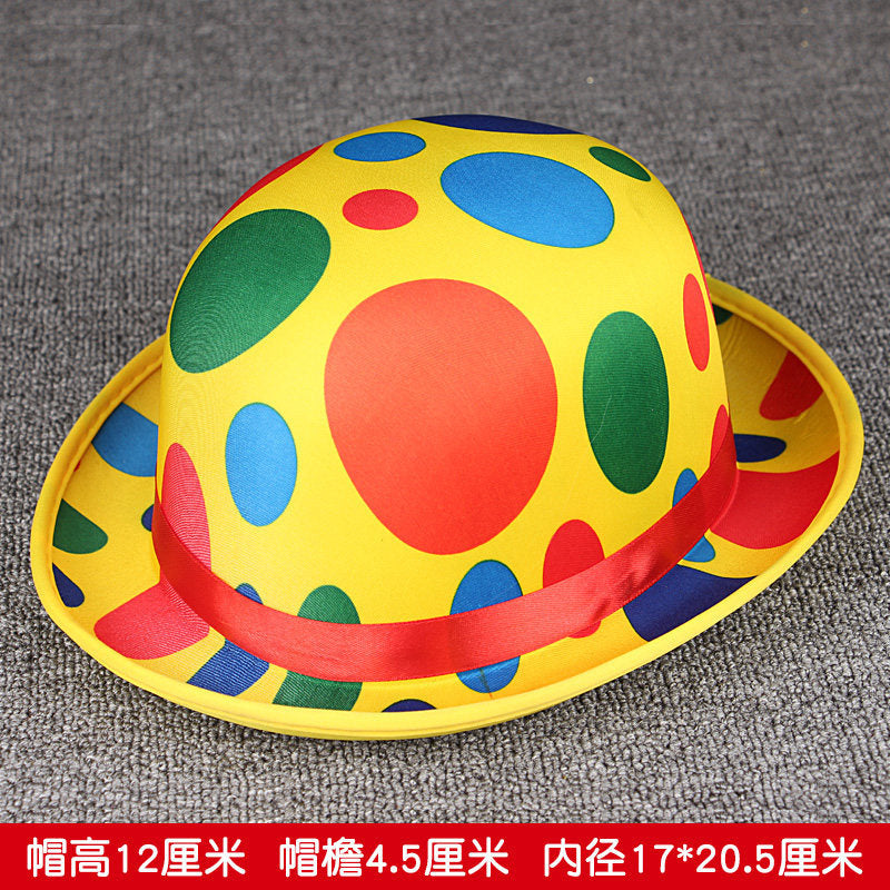 小丑道具表演演出聚会道具海棉塑胶红鼻子小丑油彩面具彩色爆炸发