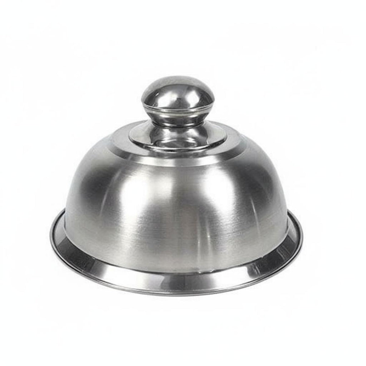 Cheese Melting Dome Versatile Stainless Steel Food Dome Heat Resistant Handle Pot Lid for Kitchen