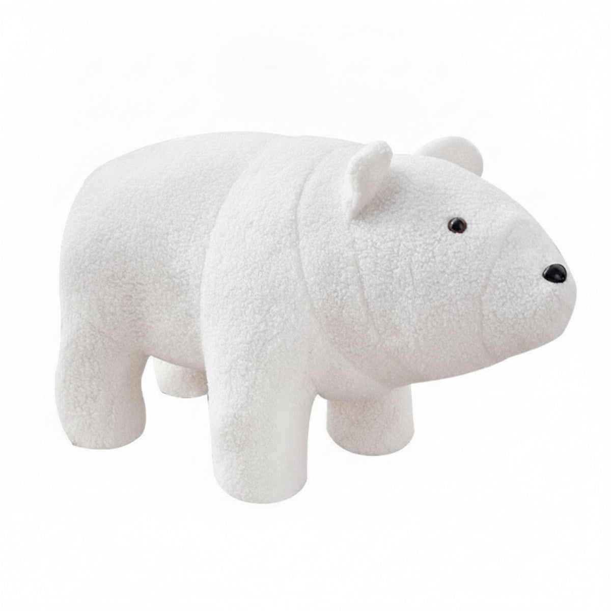 Animal Ottoman Cushioned Animal Stool Compact for Playroom, Living Room