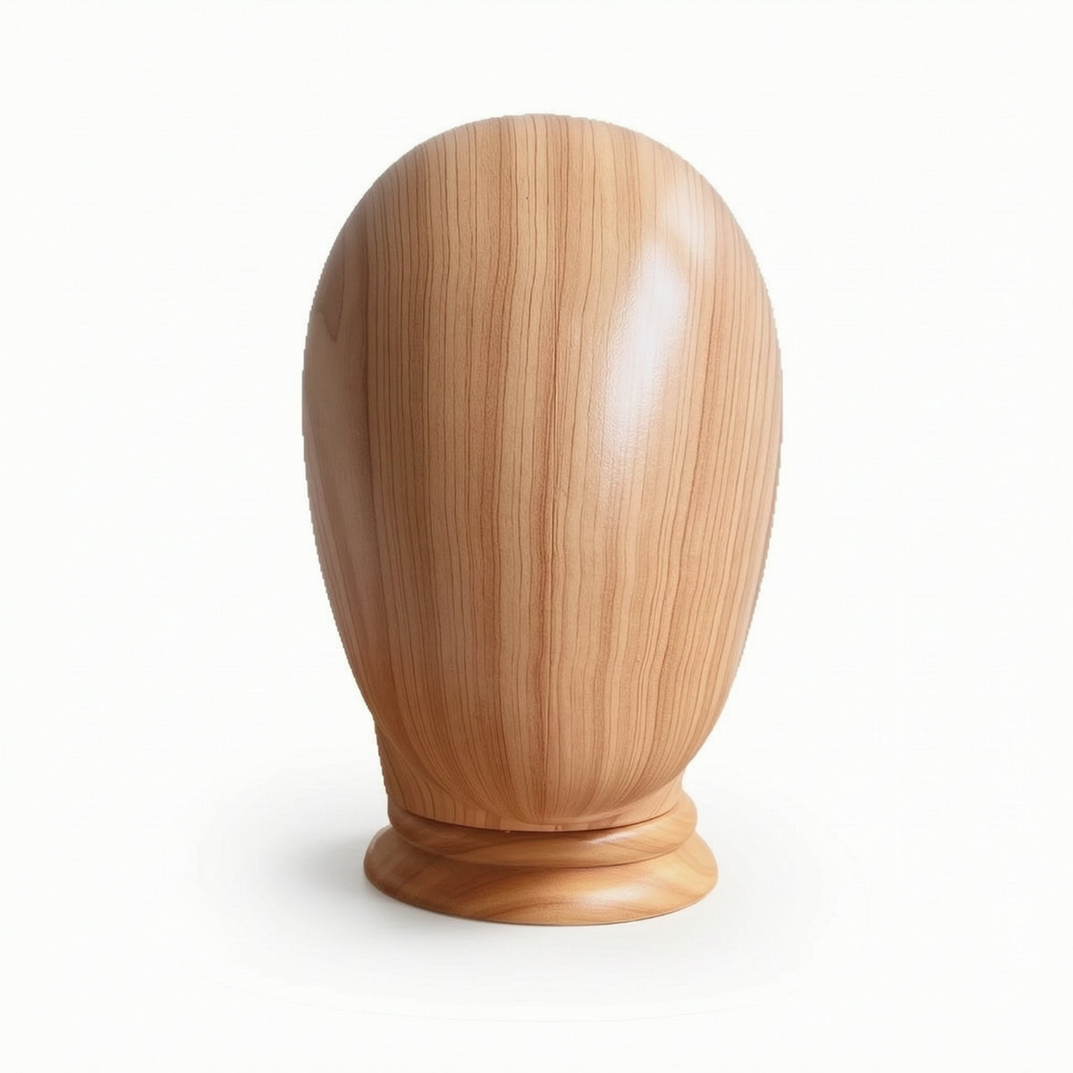 Headwear Head with Detachable Wood Stand Lightweight Hat Display Stand Sturdy