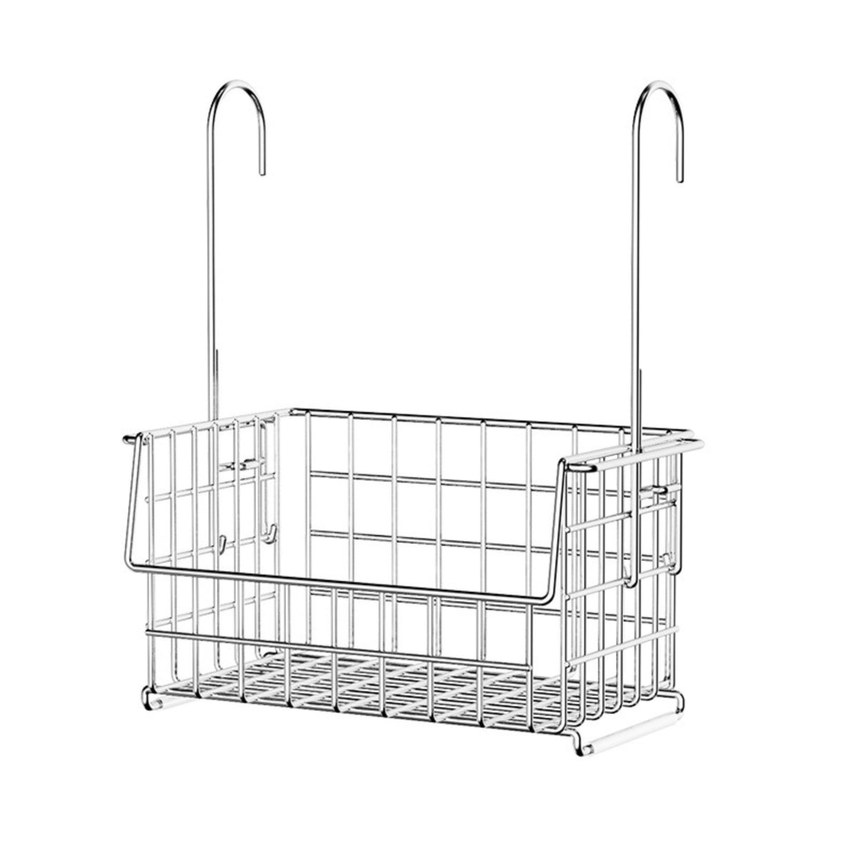 Hanging Basket with Towel Bar Space-Saving Hanging Basket with Towel Holder