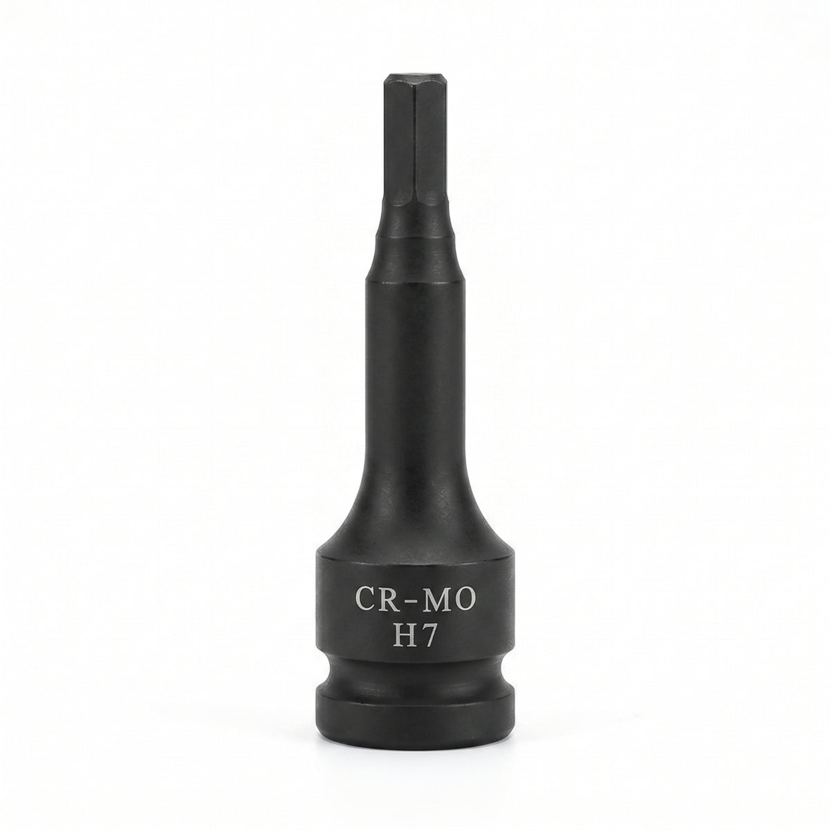 Compact Square Drive Impact Socket Black 1/2-Inch Hex Shank Socket Robust Square to Hex Adapter