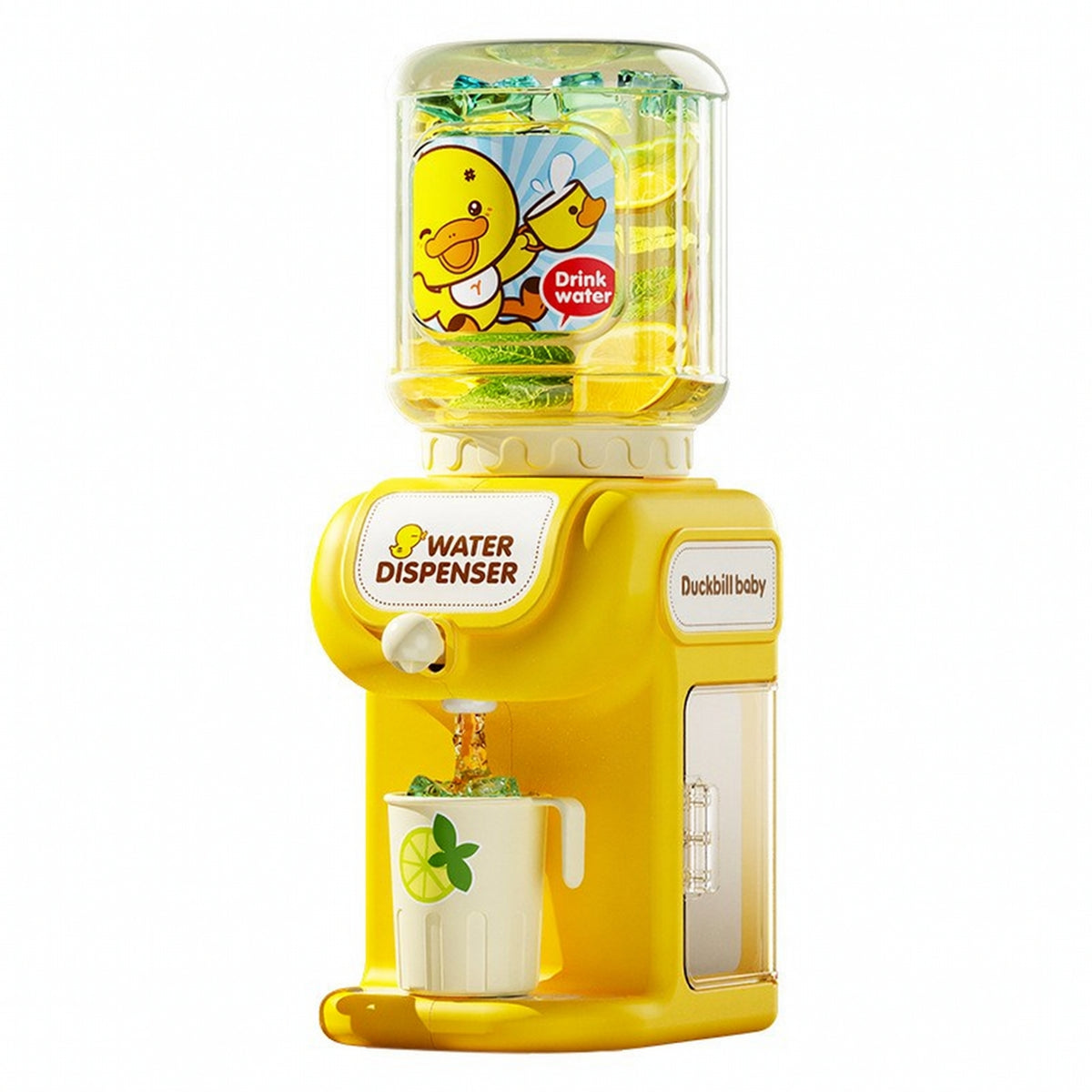 Toy Water Dispenser with Cup Fun Water Dispenser Toy Detachable Mini for Children, Playroom, Preschool