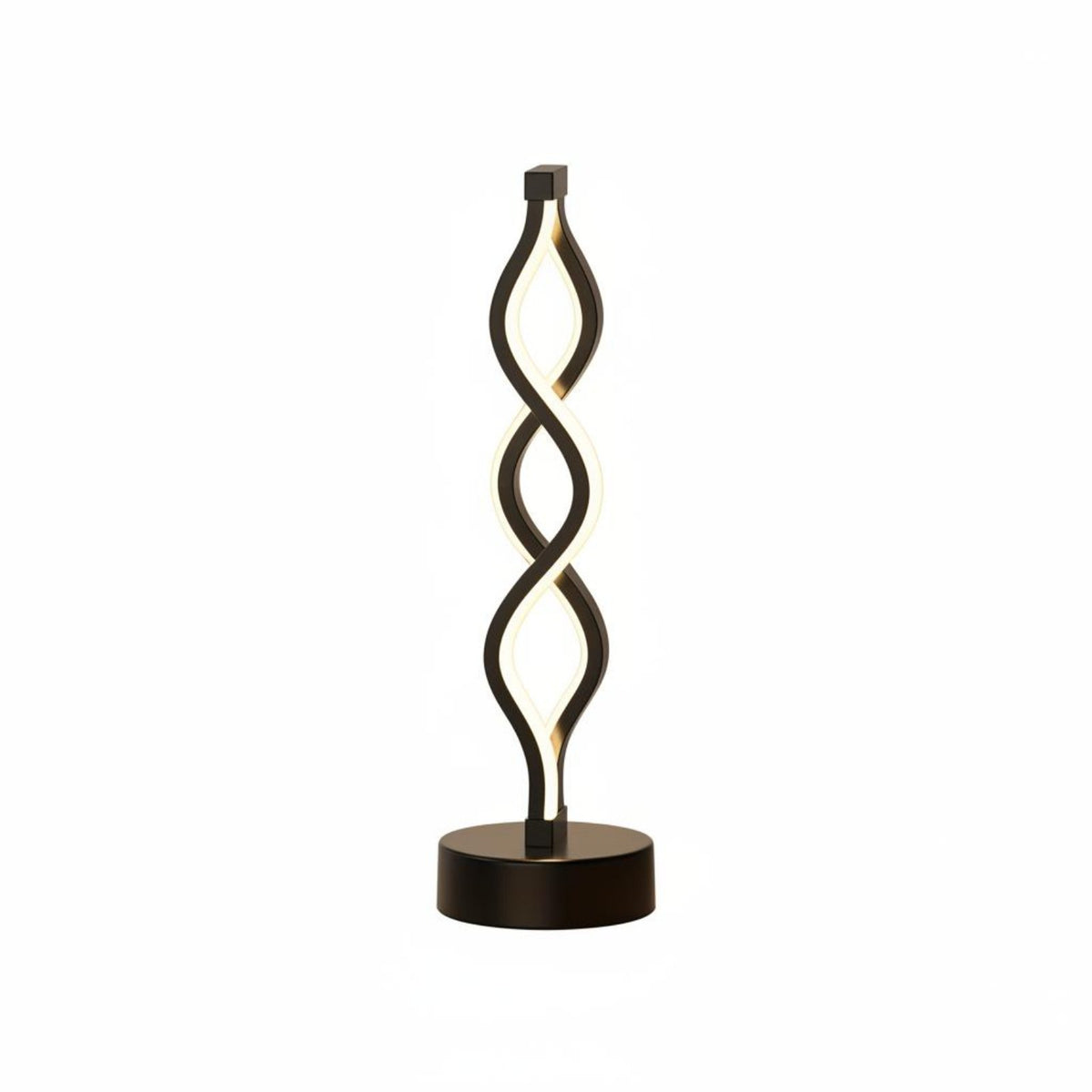 Spiral LED Table Lamp Energy Saving Spiral LED Lamp 3 Color Temperatures for Bar