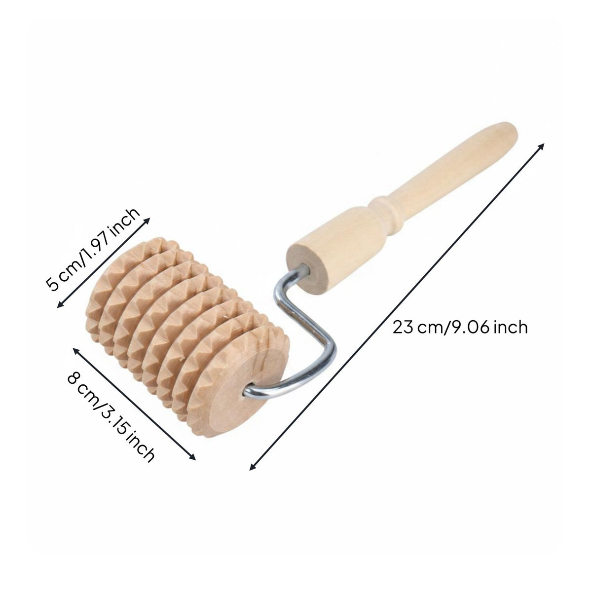 Hand Push Massage Stick Beech Wood Body Care Tool Pressure Relief
