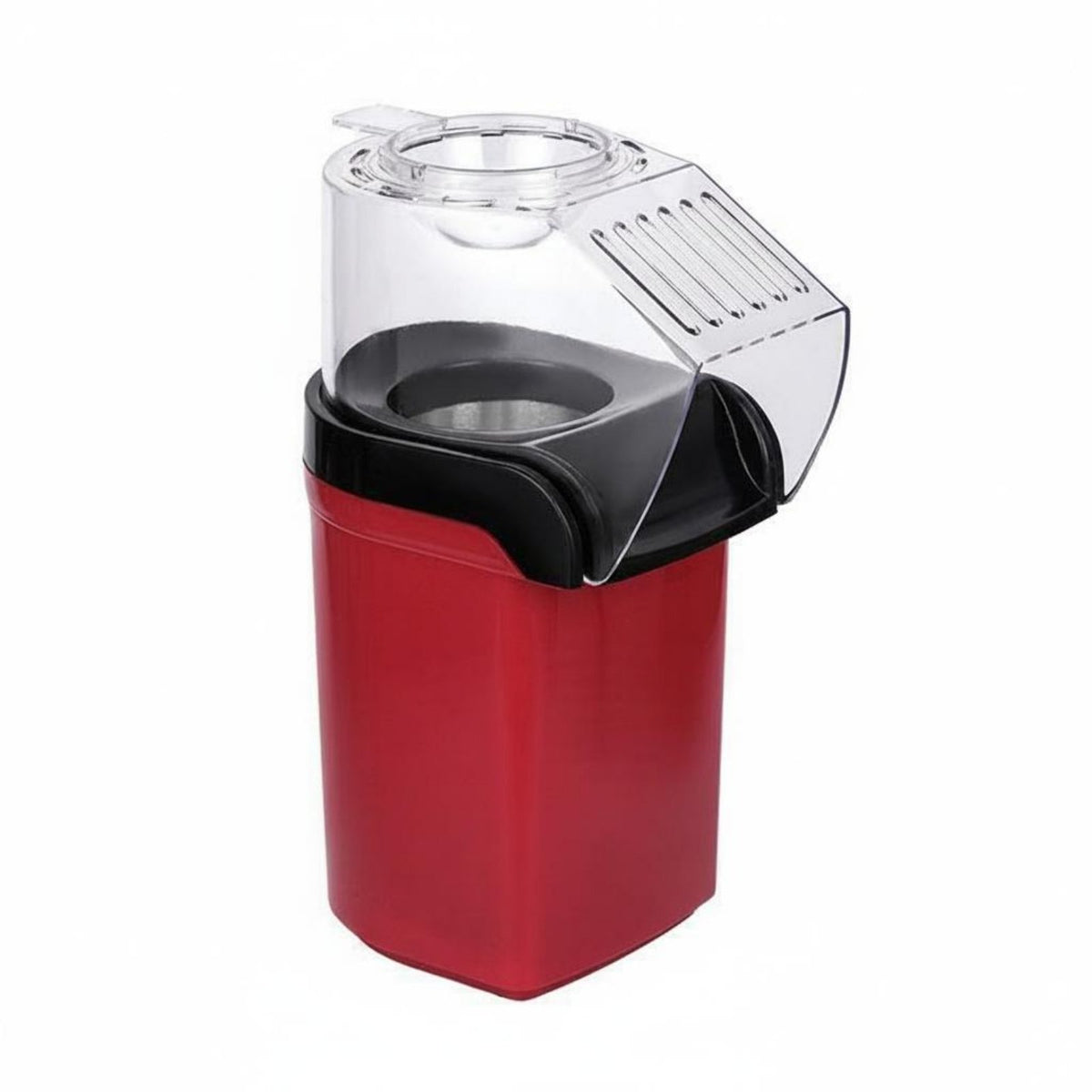 High Popping Rate Hot Air Popcorn Appliance Pops in 3 Minutes Electric Popcorn Popper Single-Button Operation Kitchen Appliance Transparent Cover for Families, Kids, Home, Movie Nights, Parties
