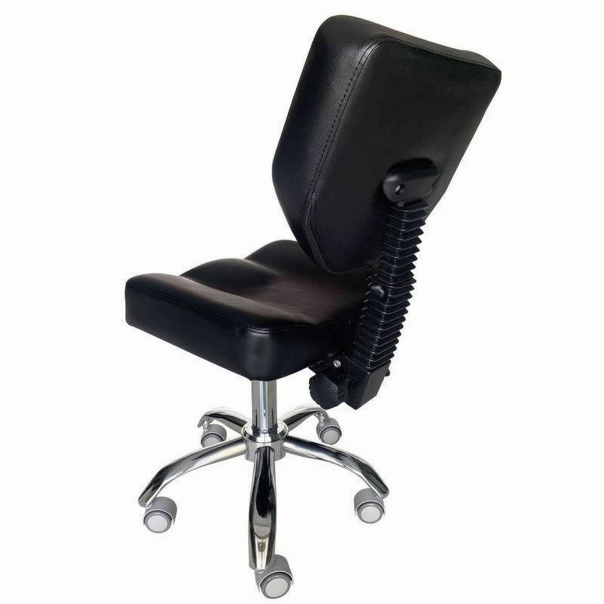 Upholstered Swivel Chair Five-Wheel Height-Adjustable Swivel Chair Stitched Seams