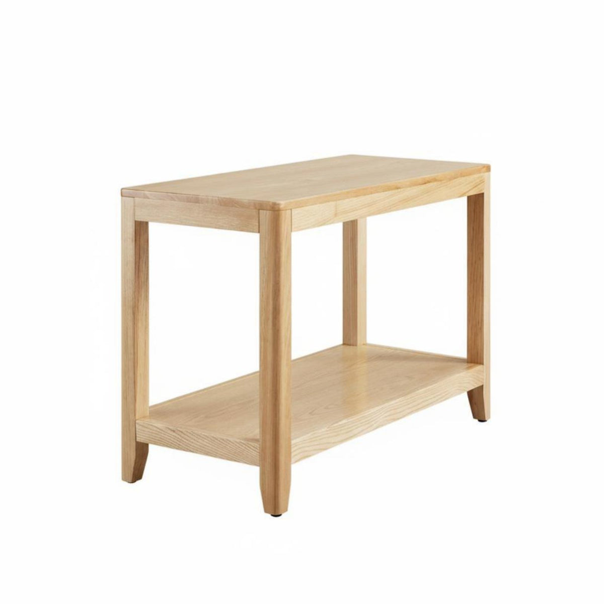 2-Tier Side Table Compact for Small Areas 2-Tier End Table Multi-Functional