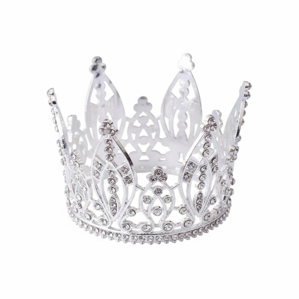 Small Queen Tiara Elegant Design Alloy Crown Cake Decoration Mini Crystal Crown Sparkling Gold Crystal Tiara Versatile