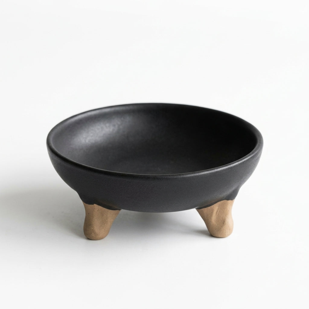 Wabi-Sabi Ceramic Dish, Minimalist Japanese Style