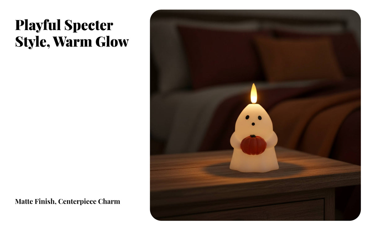 Halloween Spirit Night Light | Smooth Translucent Body, Tabletop, spirit lamp, for Party
