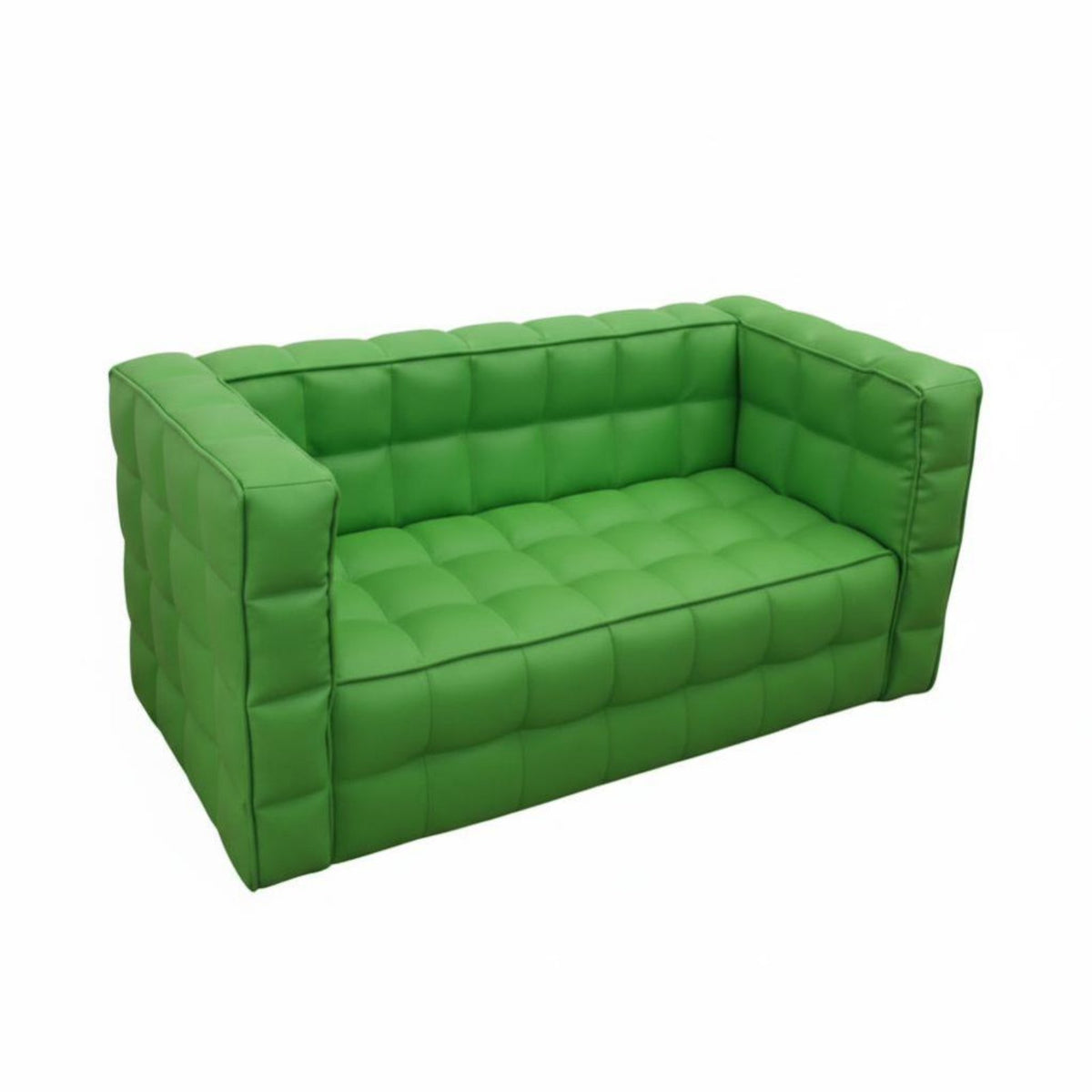 Upholstered Young Child Chair Child-Sized Quilted Quilted Square Sofa Soft and Comfortable Lightweight for Storytime Corner