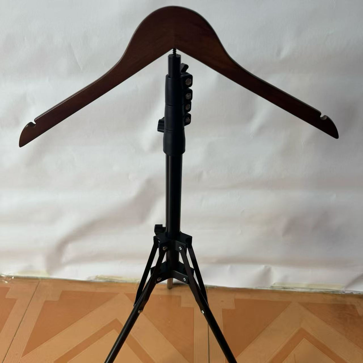 挂烫衣架熨烫支架可调节衬衫丁字架展示架可折叠服装展示架落地