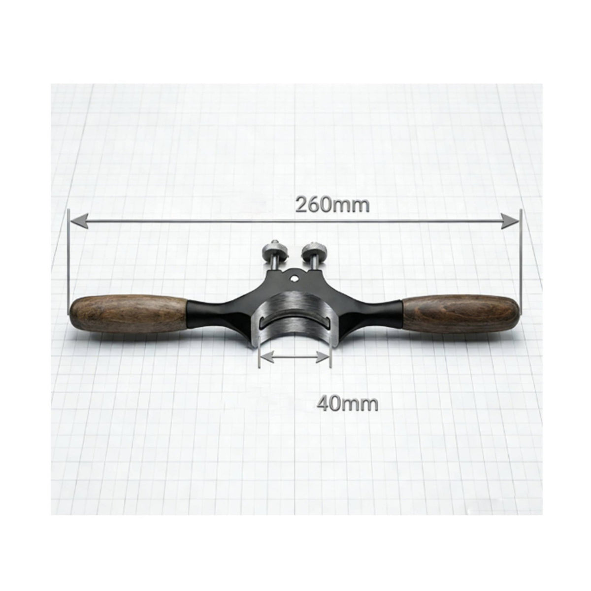 Concave Bottom Hand Plane Adjustable Blade Depth Curved Sole Spokeshave