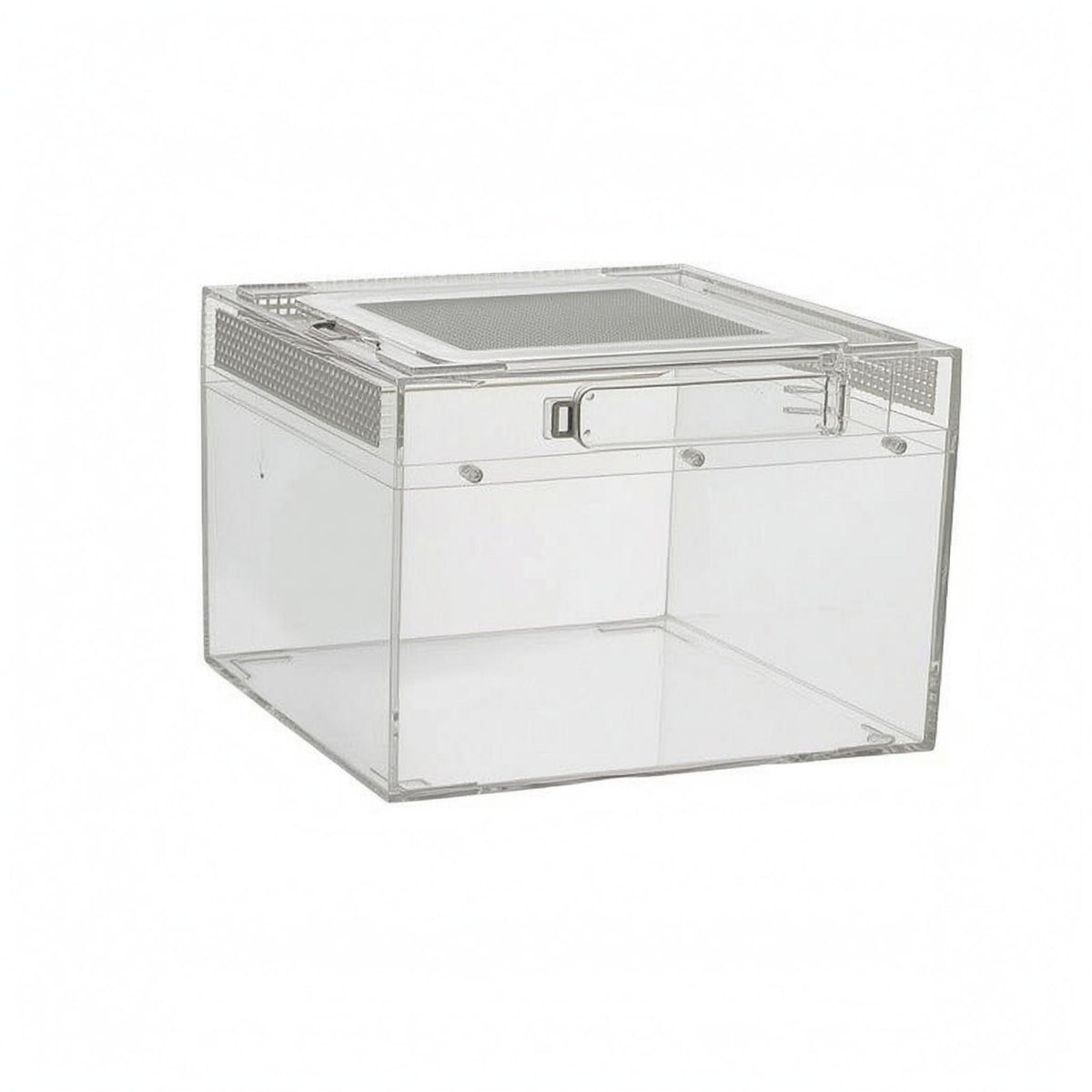 Transparent Acrylic Reptile Enclosure Ventilated Reptile Enclosure Front Opening Acrylic Terrarium Thickened