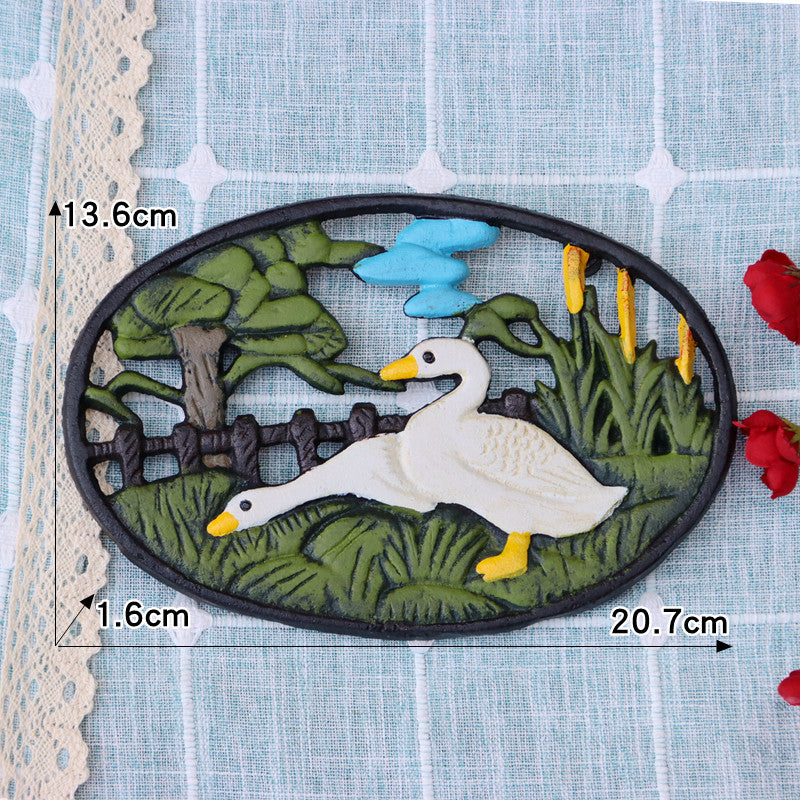 Painted Duck Oval