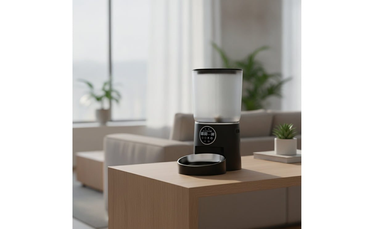 Automatic Pet Feeder Schedulable Pet Feeder with Bowl Timed Food Dispenser for Cats, Dogs, Indoor, Home