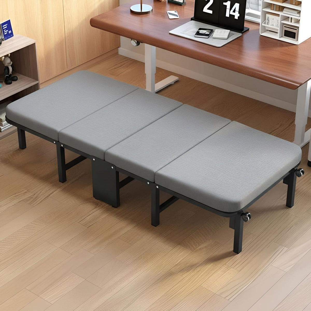 Folding Nap Bed, Portable Office Recliner, Camping Cot, Comfortable Hospital Assistant Chair