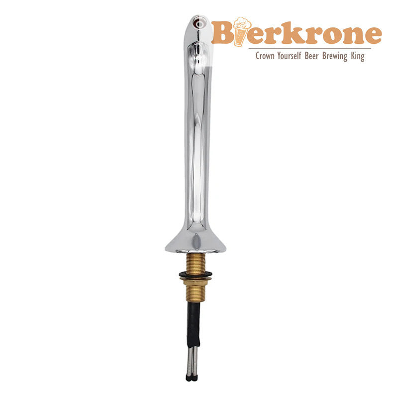 Single-Head Snake Beer Dispenser Tower in 304 Stainless Steel