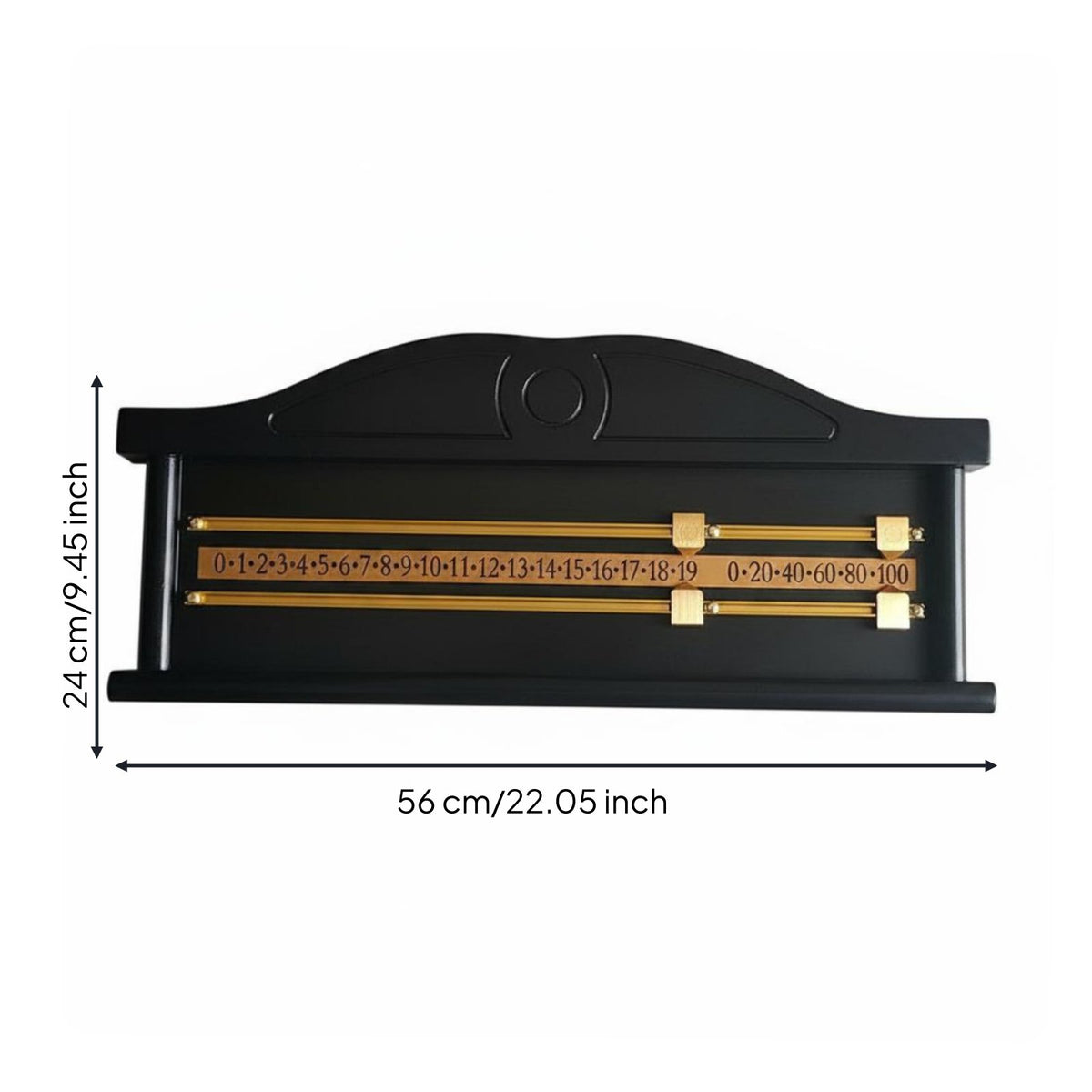 Wooden Snooker Scoreboard Clear Numbers Wall-Hung Snooker Scoreboard Recreation Supplies for Game Room