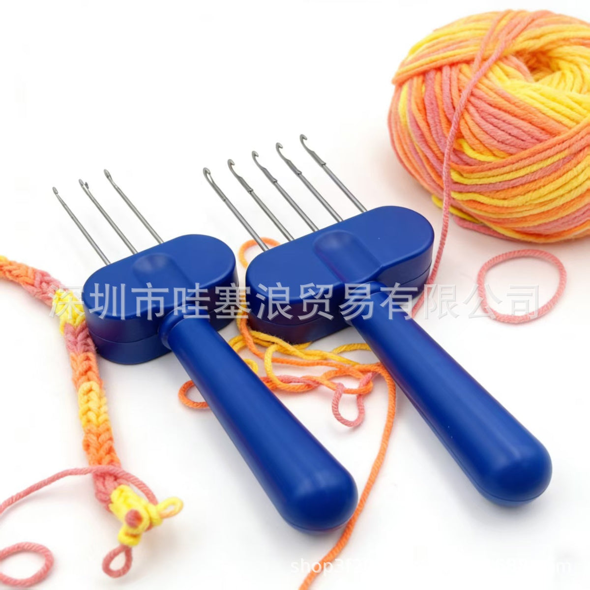 Multi-head DIY Yarn Knitting Tool, Plastic Manual Braiding Tool