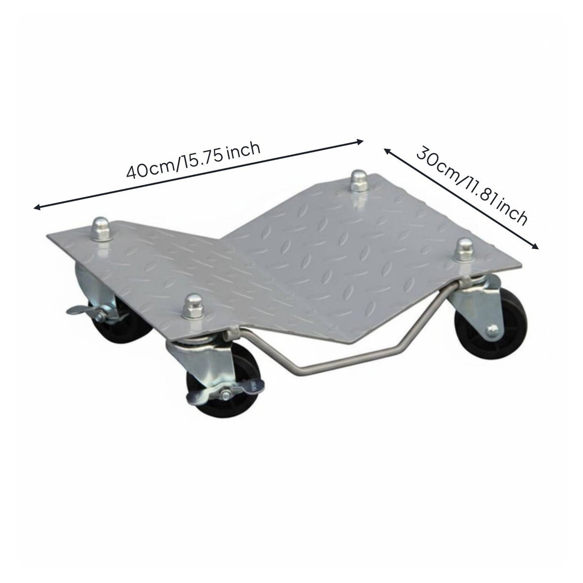 Car Wheel Skate Wear Resistant Vehicle Moving Skate Caster Wheels Car Positioning Jack for Showroom