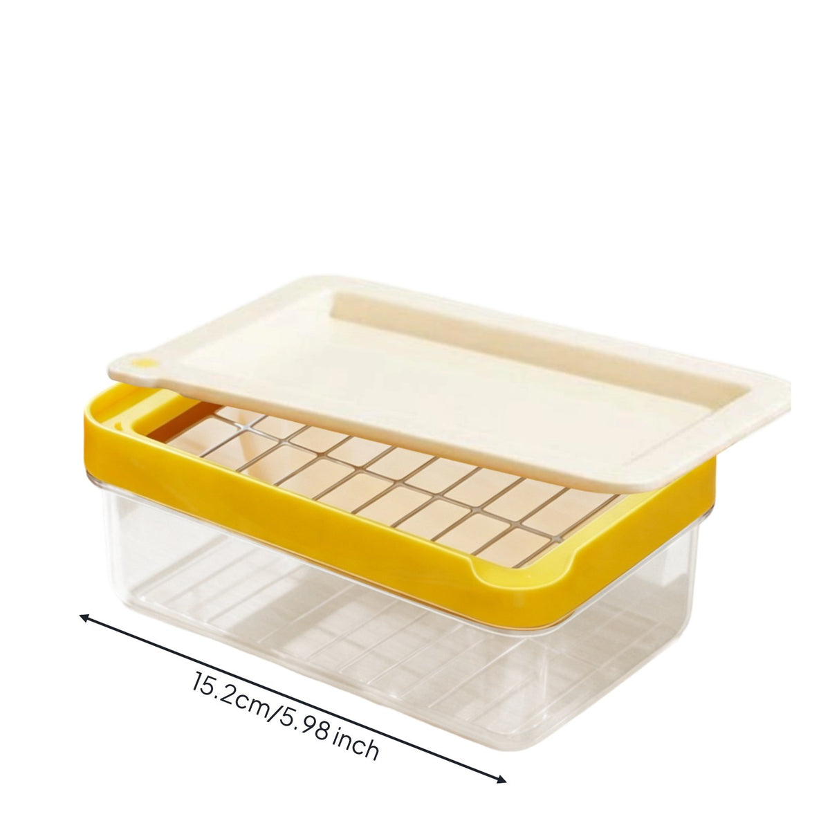 Butter Storage Box Easy to Use Sealed Butter Container for Refrigerator, Kitchen