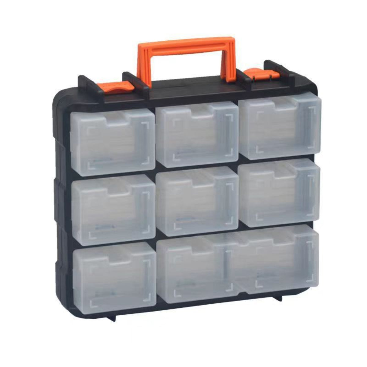 Portable Tool Box with Drawers Compact Toolbox Lightweight for Vehicle