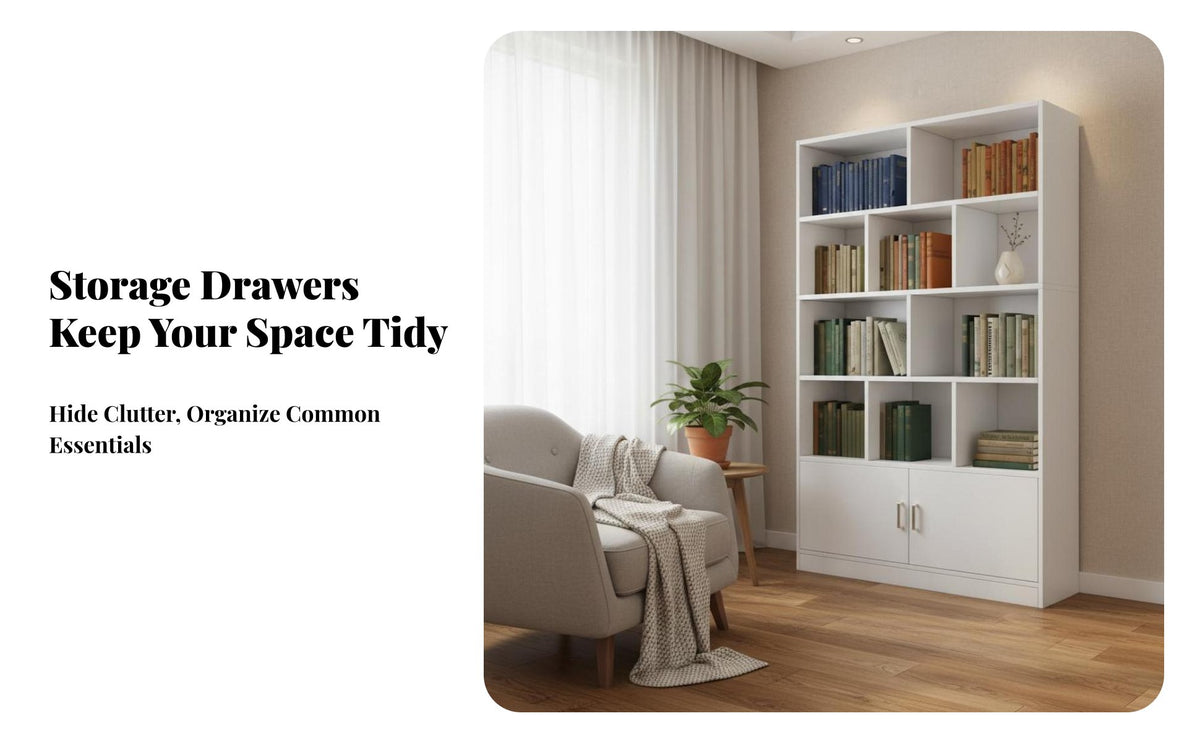 Space-Saving Tiered Corner shelving unit Floor-Standing Tall Corner Shelving Unit Simple Design Storage Furniture Sturdy Construction for Book Lovers, Apartment Dwellers, Homeowners, Living Room, Bedroom, Home Office, Kitchen