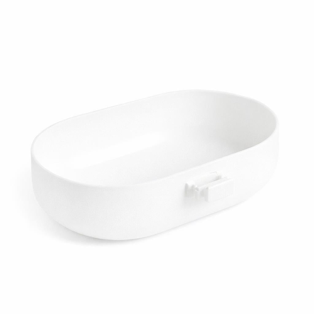 Bird Bath Cage Hanging Bathtub for Small Birds, Pet Bird Bath Box, Decorative Po #variant:White