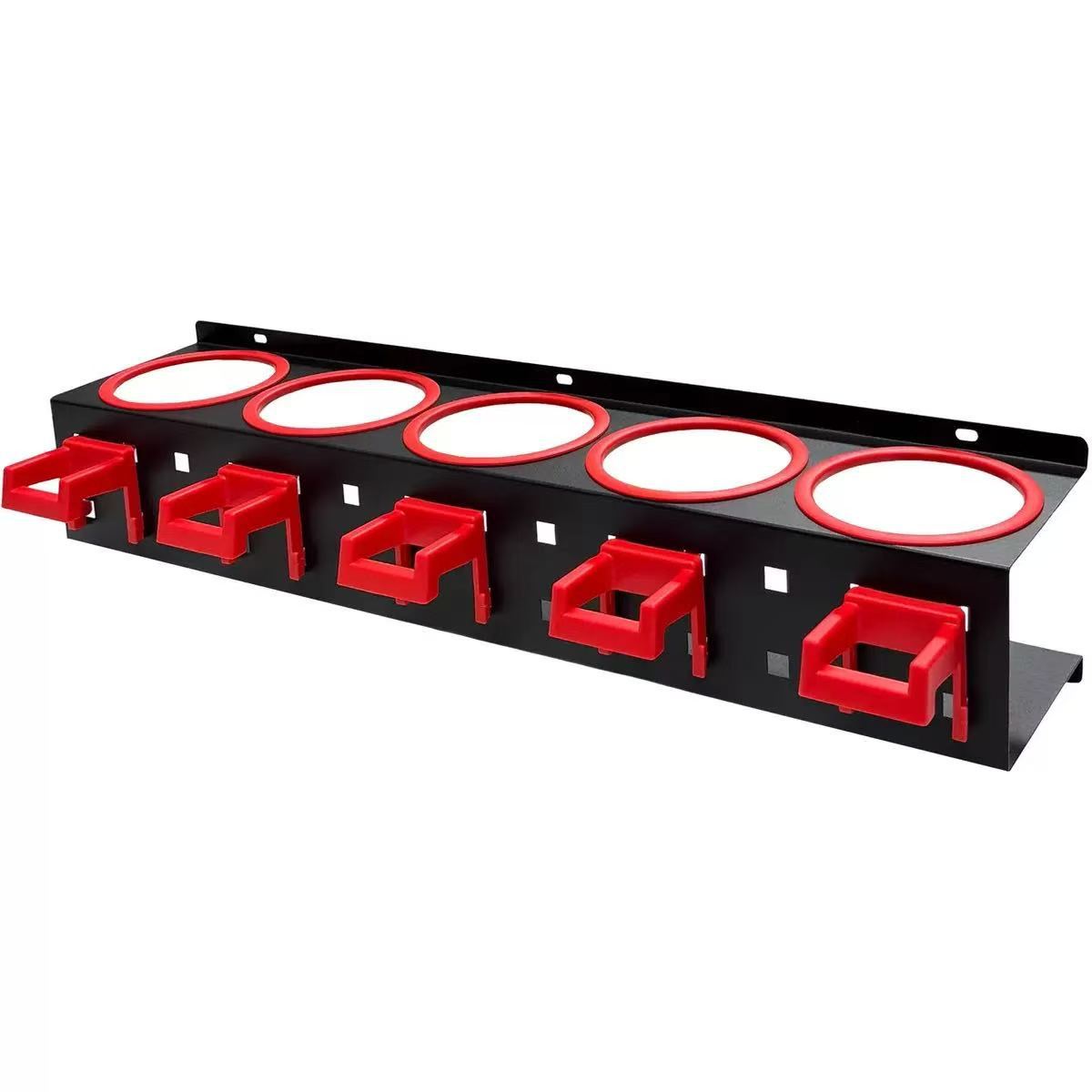 Red Rack W 5 Hooks