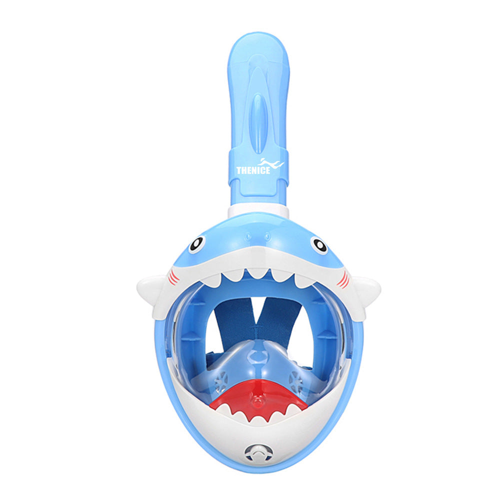 THENICE Kids Full Face Snorkel Mask with Anti-Fog and Dry-Top System