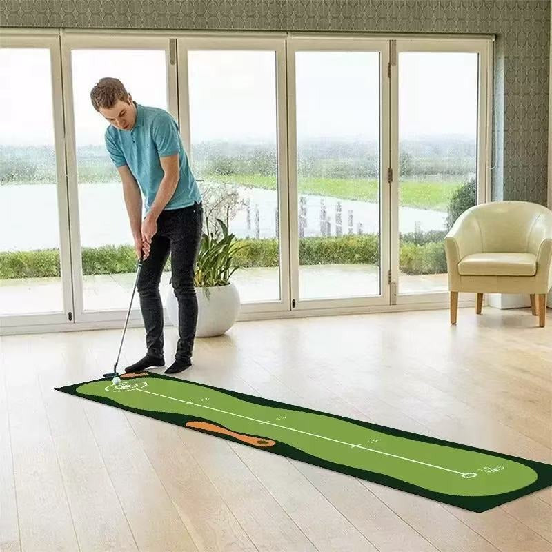 Minimalist Crystal Velvet Floor Mat for Home Office Ball Mat Non-Slip Wear-Resistant Indoor Golf Putting Practice Blanket