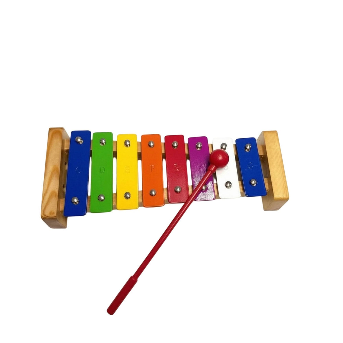 Clear Note Markings Xylophone with Mallets Wooden Xylophone with Mallet Stable Metallophone Long-Lasting for Classroom