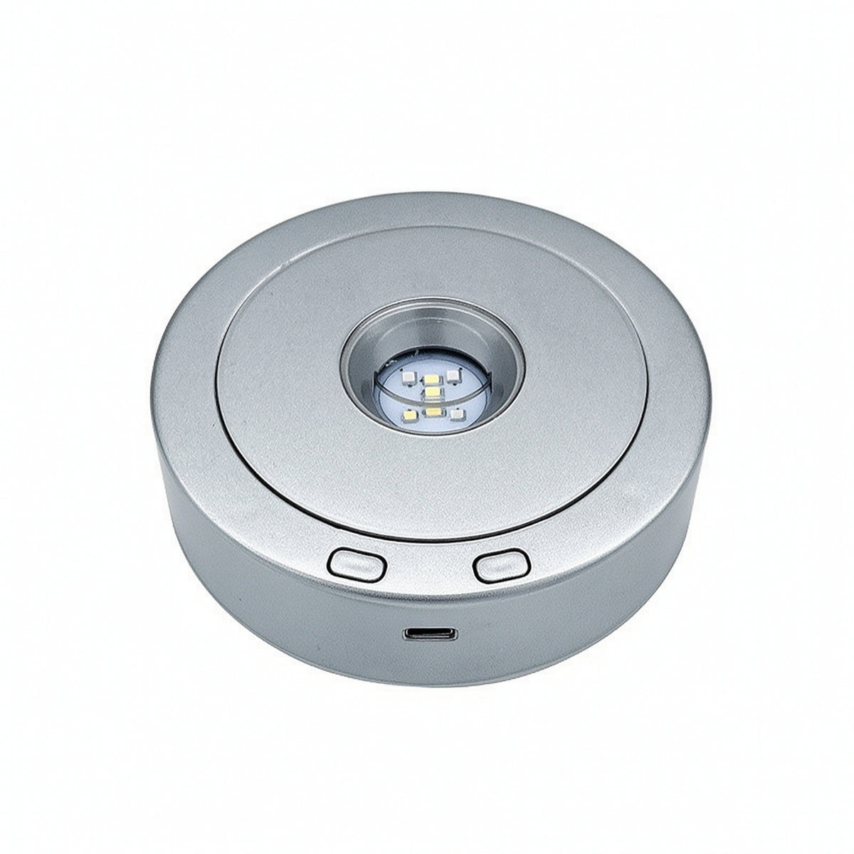 LED Rotating Display Stand Circular Rotating Display Base Smooth for Collectors