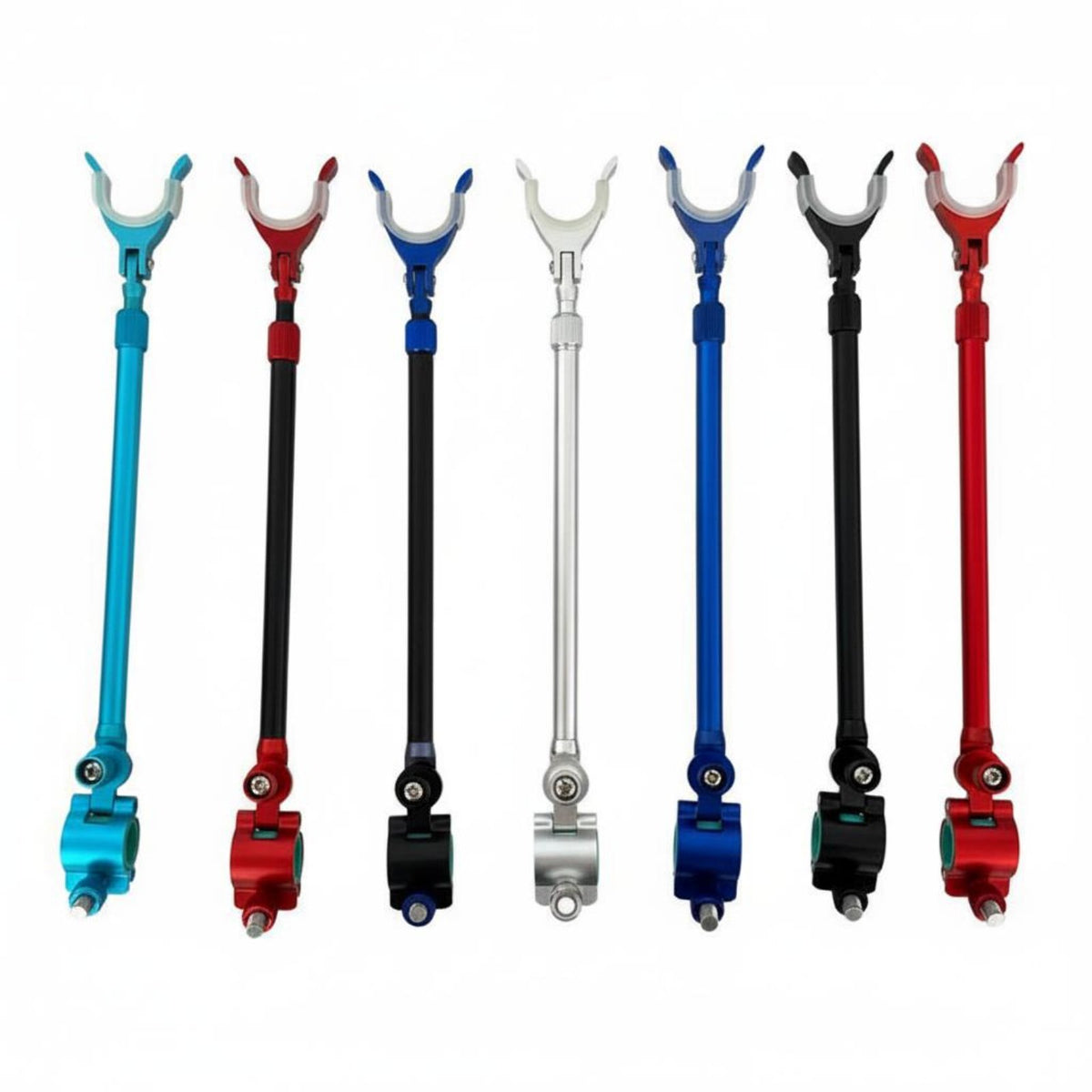 Fishing Rod Bracket Full Metal Construction Aluminum Alloy Rod Support Telescopic Fishing Pole Stand Rustproof