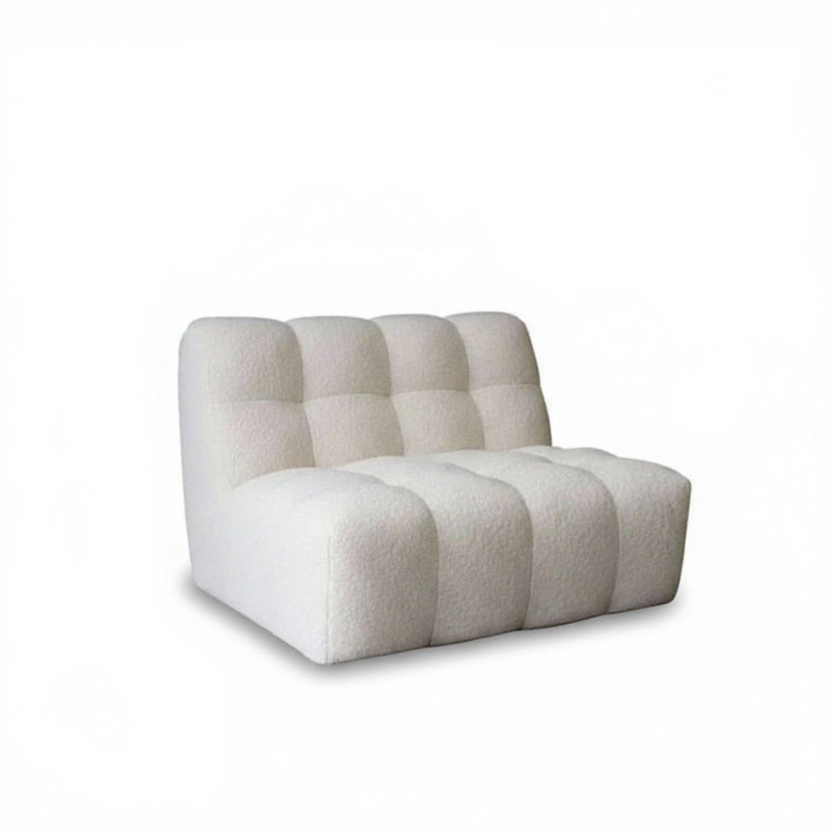 Curved configurable Sofa billowyLike Shape Living Room Furniture Soft Upholstery No Assembly Required for Apartment Dwellers