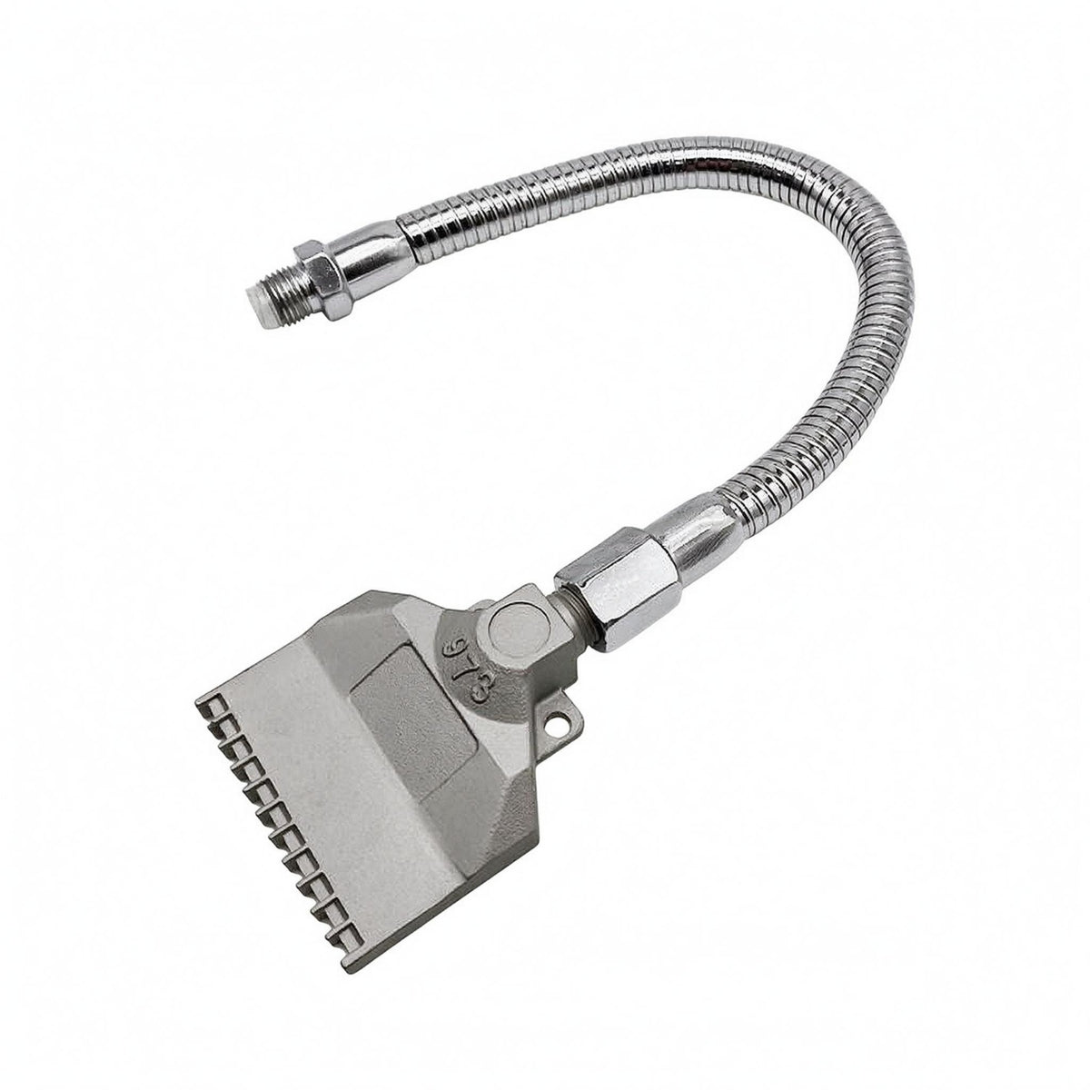22 Outlet Holes Flat Air Blow Nozzle Flexible Metal Hose Stainless Steel Nozzle Threaded Fittings Air Blow Extended Reach