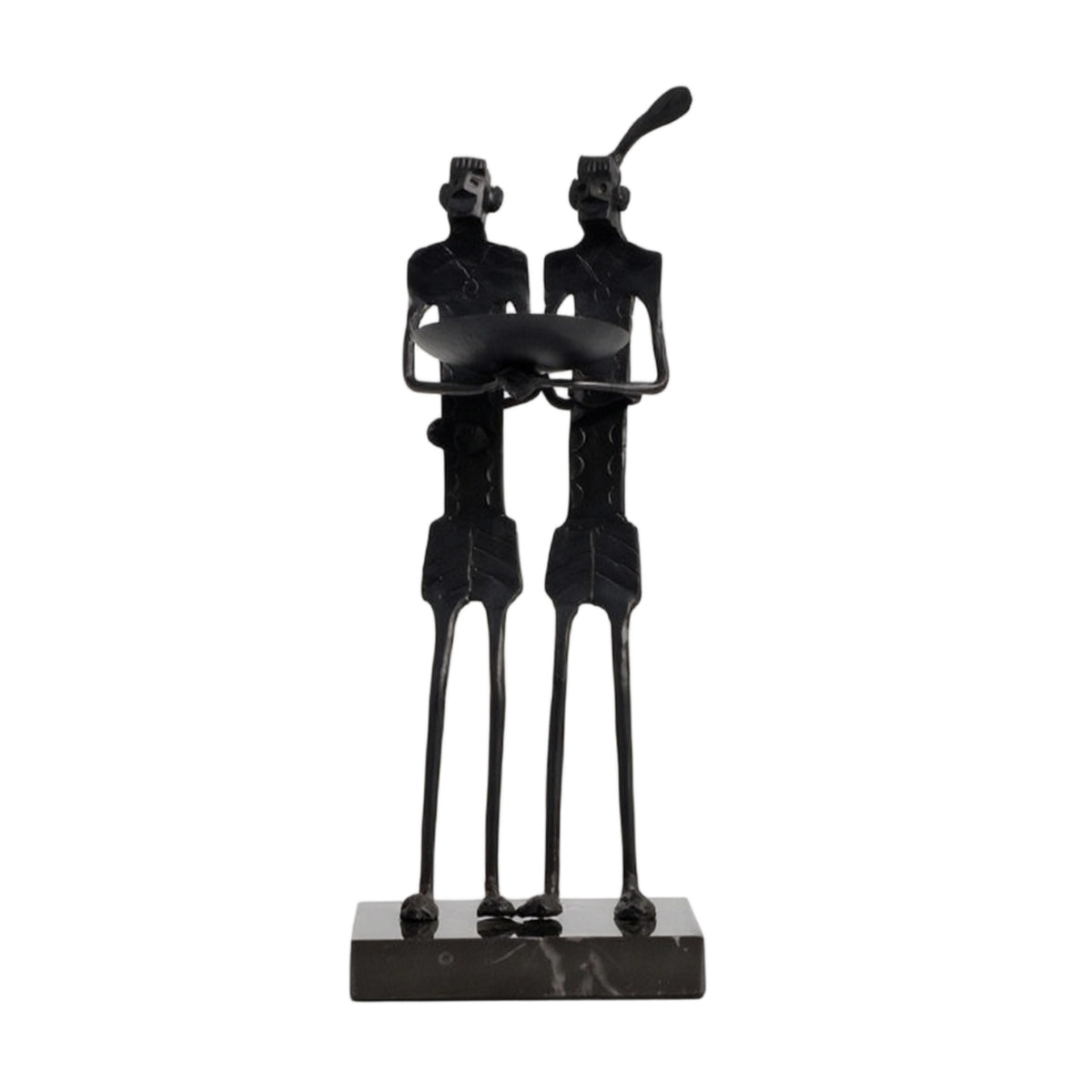 Double Candle Holder Modern Sculptural Candle Holder Minimalist for Art Lovers